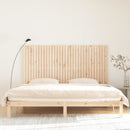 sengegavl 204x3x110 cm massivt fyrretræ