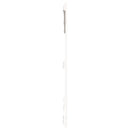 sengegavl 204x3x110 cm massivt fyrretræ hvid