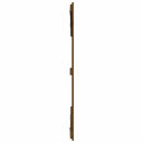 sengegavl 204x3x110 cm massivt fyrretræ gyldenbrun