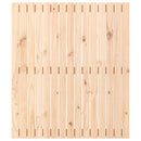 sengegavl 95,5x3x110 cm massivt fyrretræ