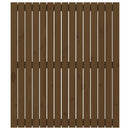 sengegavl 95,5x3x110 cm massivt fyrretræ gyldenbrun