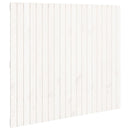 sengegavl 127,5x3x110 cm massivt fyrretræ hvid