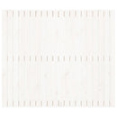 sengegavl 127,5x3x110 cm massivt fyrretræ hvid