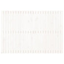 sengegavl 159,5x3x110 cm massivt fyrretræ hvid