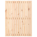 sengegavl 82,5x3x110 cm massivt fyrretræ
