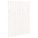 sengegavl 82,5x3x110 cm massivt fyrretræ hvid