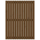 sengegavl 82,5x3x110 cm massivt fyrretræ gyldenbrun