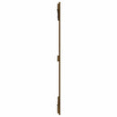 sengegavl 82,5x3x110 cm massivt fyrretræ gyldenbrun