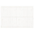 sengegavl 166x3x110 cm massivt fyrretræ hvid