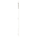 sengegavl 166x3x110 cm massivt fyrretræ hvid