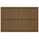 sengegavl 166x3x110 cm massivt fyrretræ gyldenbrun