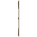sengegavl 166x3x110 cm massivt fyrretræ gyldenbrun