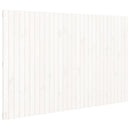 sengegavl 185x3x110 cm massivt fyrretræ hvid
