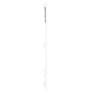 sengegavl 185x3x110 cm massivt fyrretræ hvid