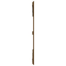 sengegavl 185x3x110 cm massivt fyrretræ gyldenbrun