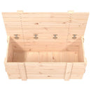 opbevaringskasse 91x40,5x42 cm massivt fyrretræ