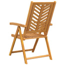 Have Stol 8 pcs Brun Massivt Akacietræ