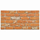 Vægpaneler 10 stk. 100 x 50 cm Mursten EPS Skum