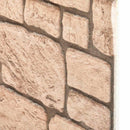 Vægpaneler 10 stk. 100 x 50 cm Beige EPS Skum