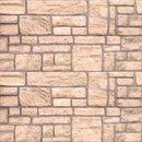 Vægpaneler 10 stk. 100 x 50 cm Beige EPS Skum