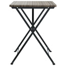 foldbart bistrobord 55x54x71 cm polyrattan grå