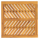 havebord 90x90x74 cm massivt akacietræ