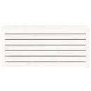 havekasse 101x50,5x46,5 cm massivt fyrretræ hvid