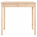 havebord 121x82,5x76 cm massivt fyrretræ
