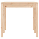 havebord 159,5x82,5x76 cm massivt fyrretræ