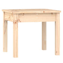 havebænk 50x44x45 cm massivt fyrretræ