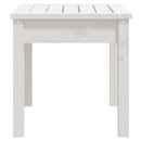 havebænk 50x44x45 cm massivt fyrretræ hvid