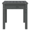 havebænk 50x44x45 cm massivt fyrretræ grå