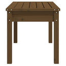 havebænk 80x44x45 cm massivt fyrretræ gyldenbrun
