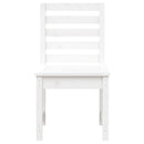 havestole 2 stk. 50x48x91,5 cm massivt fyrretræ hvid