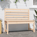 havebænk 109 cm massivt fyrretræ