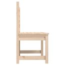 havebænk 109 cm massivt fyrretræ