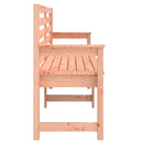 havebænk 159,5x48x91,5 cm massivt douglasgran