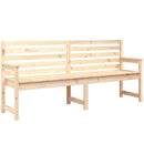havebænk 203,5x48x91,5 cm massivt fyrretræ
