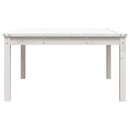 havebord 82,5x82,5x45 cm massivt fyrretræ hvid