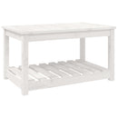 havebord 82,5x50,5x45 cm massivt fyrretræ hvid