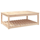 havebord 121x82,5x45 cm massivt fyrretræ
