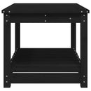 havebord 82,5x50,5x45 cm massivt fyrretræ sort