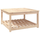 havebord 82,5x82,5x45 cm massivt fyrretræ