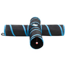 4-vejs kattetunnel 132 cm polyester sort og blå