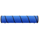 agilitytunnel til hunde Ø40x200 cm polyester blå