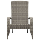 havestol Adirondack grå polyrattan