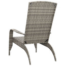 havestol Adirondack grå polyrattan