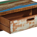 TV-bord (118-200) x 30 x 40 cm massivt genbrugstræ
