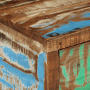 TV-bord (118-200) x 30 x 40 cm massivt genbrugstræ
