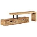 TV-bord (118-200) x 30 x 40 cm massivt træ mango